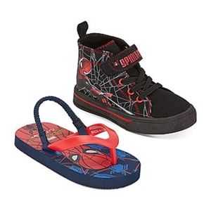 2 in 1 Spiderman Shoes&Sandals Size 7
